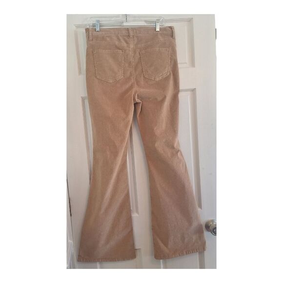 Corduroy Flare pants Camel Tan 11 Cotton Stretch Hi Rise 5 Pocket Altar'd State - Picture 3 of 16